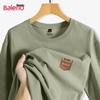 Мужская хлопковая футболка с длинным рукавом Baleno, 220 г/м²