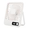 Portable Table Fan Desk  7H Timing Ultra Quiet Small USB Rechargeable Cooling Fan 5 Speeds Powerful Wind Offices Home Fan