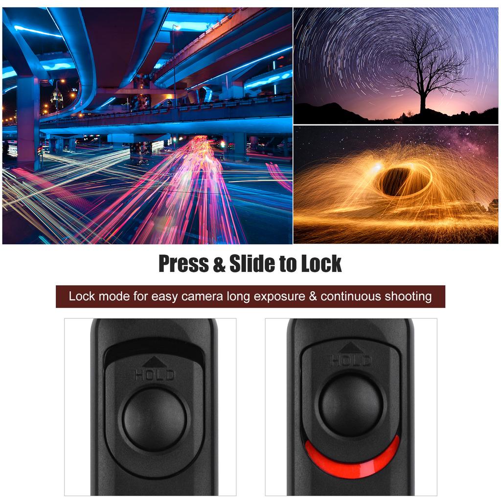 YouPro E3 Type Shutter Release Cable Timer Remote Control 1.2m 3.9ft Cable Replacement for Canon G10 G11 G12 G15