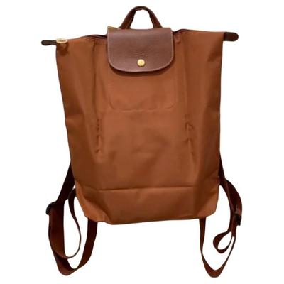 Le Pliage Original Складной Рюкзак-сумка M Дизайн Нейлоновый Средний Женский рюкзак Коньячный 10284089504