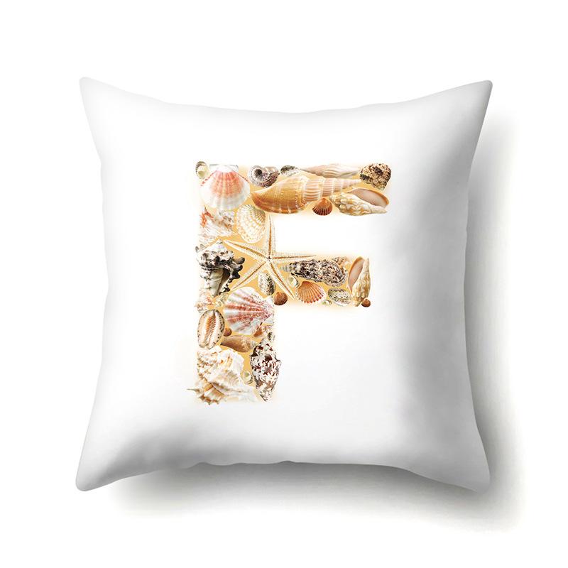 Полиэстеровая наволочка Автомобильная декорация Дом Наволочка с принтом 26 английских букв