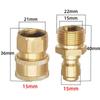 1Set 3/8 M22 Hose Coupler Quick Connect Kits Water Outlet Set Durable Pipe Joint