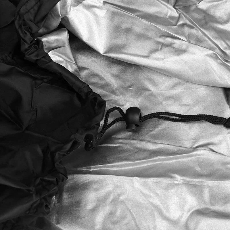 Черный водонепроницаемый чехол для барбекю Защита для уличного гриля Прочный пыле- и влагозащитный чехол для газового гриля SKFJ001