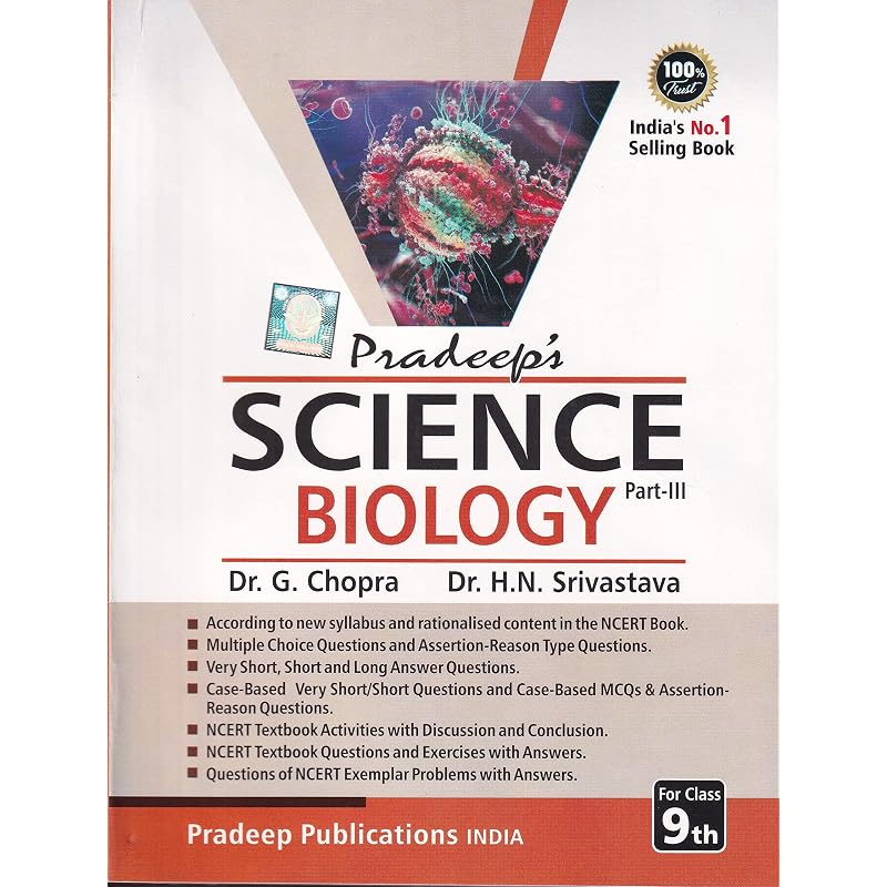 Pradeep's Science Part 3 Biology for CBSE Class 9 Examination 20232024