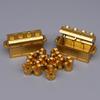 MOC City Treasure Series Set Accessories Building Blocks Gold Ore Silver Crystal Diamond Box Gold Key Dollar Cash Brick Kid Toys