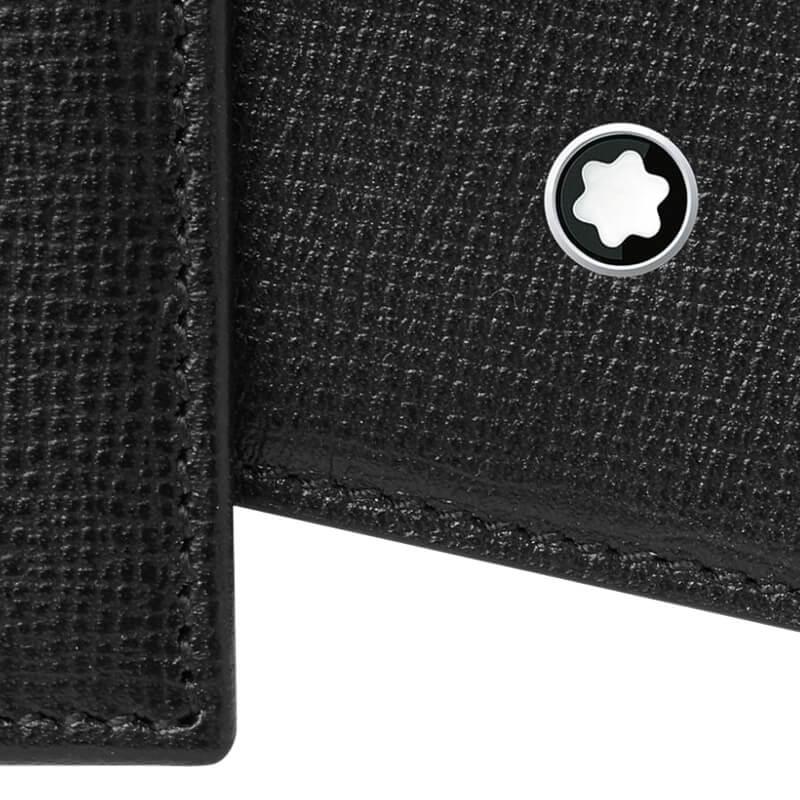 Montblanc Короткий кошелек кожаный мужские кошельки Черный 116841