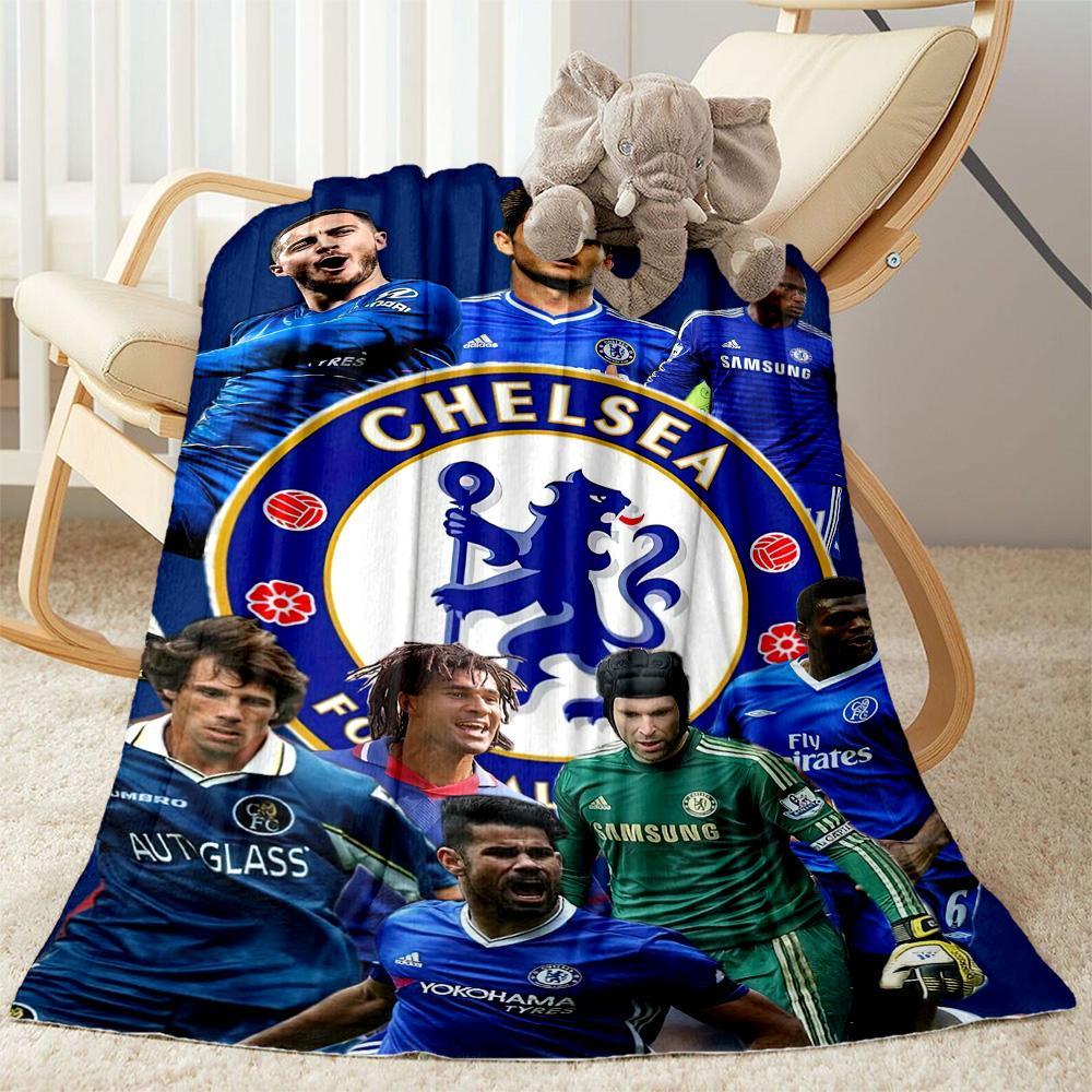 Chelsea Blanket Comfortable Suitable For Chair Seaside Bed For All Seasons Playful Design Unique Gift For Family And Friends Camping