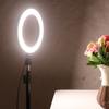10 Inch Dimmable LED Circle Fill Light USB Camera Video Lamp with Tripod Phone Clip Set