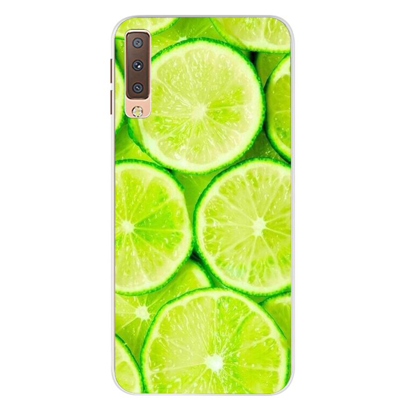 Чехлы для Samsung Galaxy A7 2018, силиконовый цветной чехол для телефона, чехол для Samsung A7 2018 A750 A750F, защитный корпус 6,0 дюймов