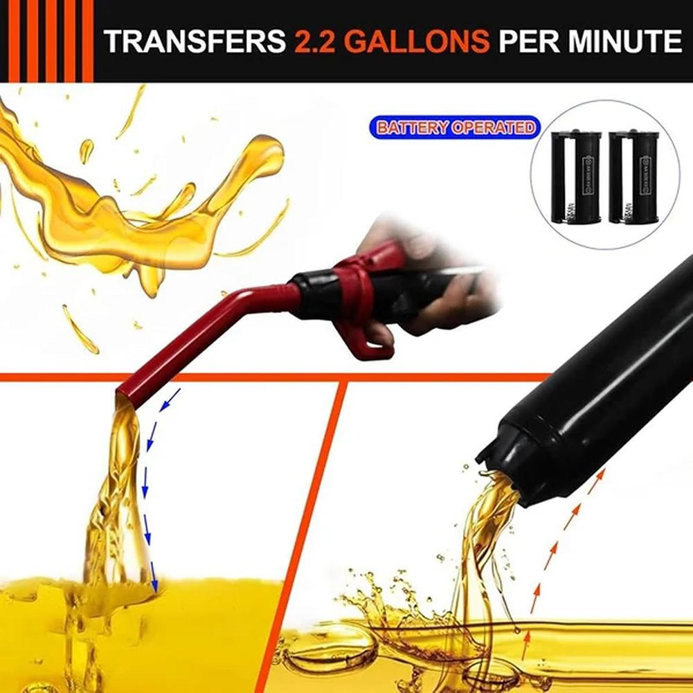 Liquid Oil Transfer Pump Water Pump Powered Electric Outdoor Car Vehicle Fuel Gas Transfer Suction Pumps Liquid Transfer Oil