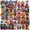 50 Halloween Halloween Pumpkin Witch Sticker Sticker Shein Horror Halloween