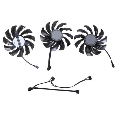 Высокоэффективный вентилятор охлаждения GPU для видеокарты RTX3050 3060 3060TI 4-контактный VGA-вентилятор Простая установка 77 мм PLD08010S12HH