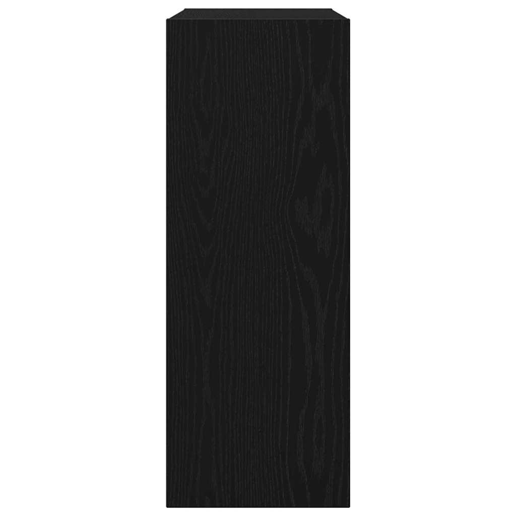 Console Table Black Oak Look 78 x 30 x 80 cm