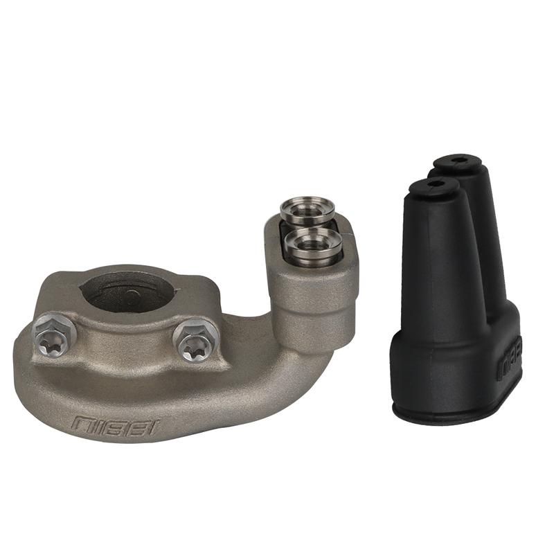 NIBBI Motorcycle Lock-on Grips 22mm Rubber Handlebar Aluminum Throttle Control Base Set for KTM SXF XCF EXCF 350 500 Husqvarna