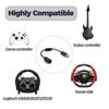 USB-кабель Kisumi с отсоединяющимся коннектором для рулей Logitech G920 G923 G27 G29, Ferrari 458 Spider Racing Wheel Driving Force