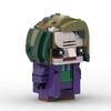 Совместимый с конструктором, Джокер - Тренч, Мальчик с квадратной головой, Трилогия о Бэтмене, Модель от Creative Assembly