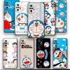 Cartoon Doraemon Phone Case for Redmi Note 11S 9S 11T 10 Lite 9 7 8T 10S 8 11 Pro 9T Note11 Pro 11E Matte Bag Black Soft Cover