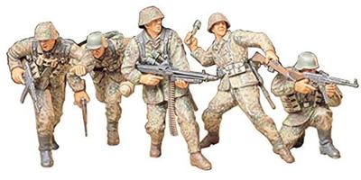Tamiya Военно-миниатюрная серия 196 Набор пехотной штурмовой группы немецкой армии Пластиковая модель 35196 1/35 №