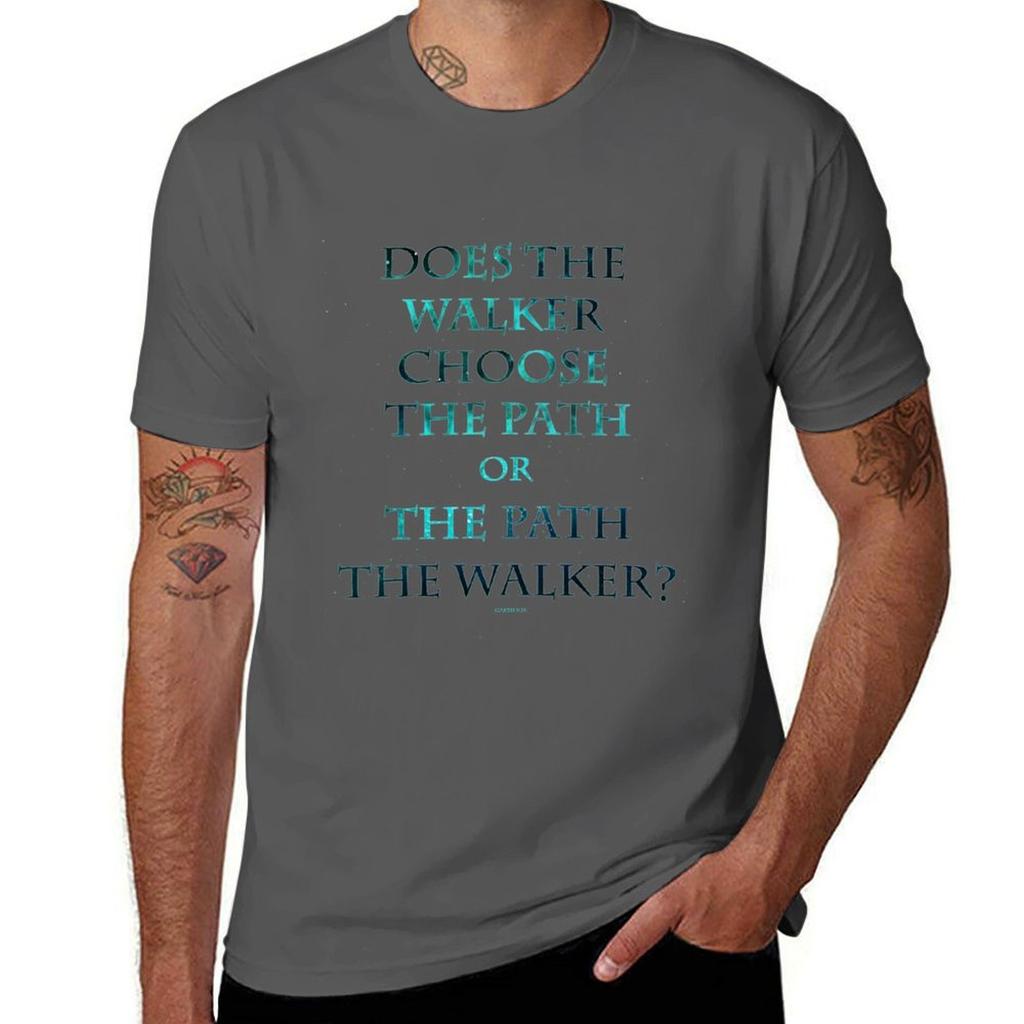 Walker Or Path Tshirt Stylish Print Short Sleeve Tee
