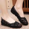 Summer Women's Ethnic Style Breathable Mesh Lace Flats - Ideal for Pregnancy
