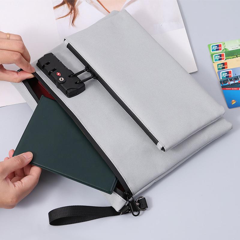 Портативный кошелек для монет, чехол для банковских карт с кодовым замком, минималистичный кошелек из ткани Оксфорд, держатель для карт, сумка для хранения с молнией