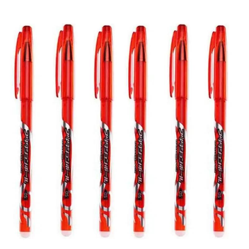 0,5 мм Коллекция стираемых гелевых ручек Черная Синяя Красная Ручка и стержень с чернилами Kawaii Ручки Моющийся корпус Школьные Офисные Принадлежности Канцелярские товары