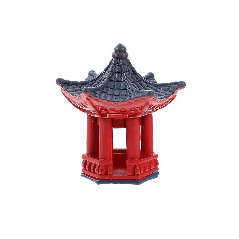 2 шт. Мини Настольное Украшение Ворота Тории Японский Сад Миниатюрные Украшения для Святилища Микрокаменный Павильон Полка Япония