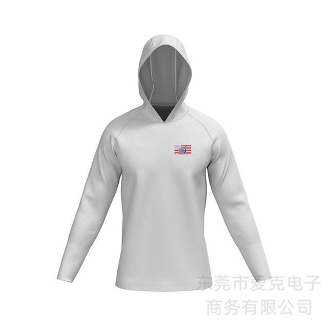 Cross-border hot-selling Pelagic fishing suit summer fishing hooded men's breathable sunscreen fishing shirt quick-drying long sleeves