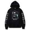 Demon Slayer Muichiro Tokito Graphic Hoodie Pullover Long Sleeves Harajuku Streetwear Hoodies Winter Sweatshirt