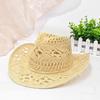 Соломенная шляпа с защитой UPF 50+ Дышащее плетение из соломы Защита от солнца