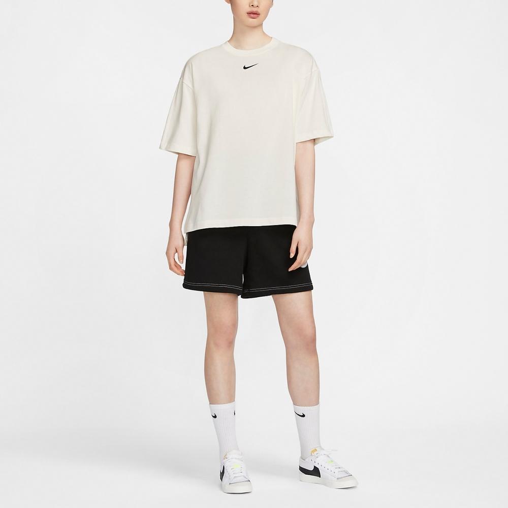 Nike Женская повседневная футболка с круглым вырезом и логотипом Белая HJ3947-133