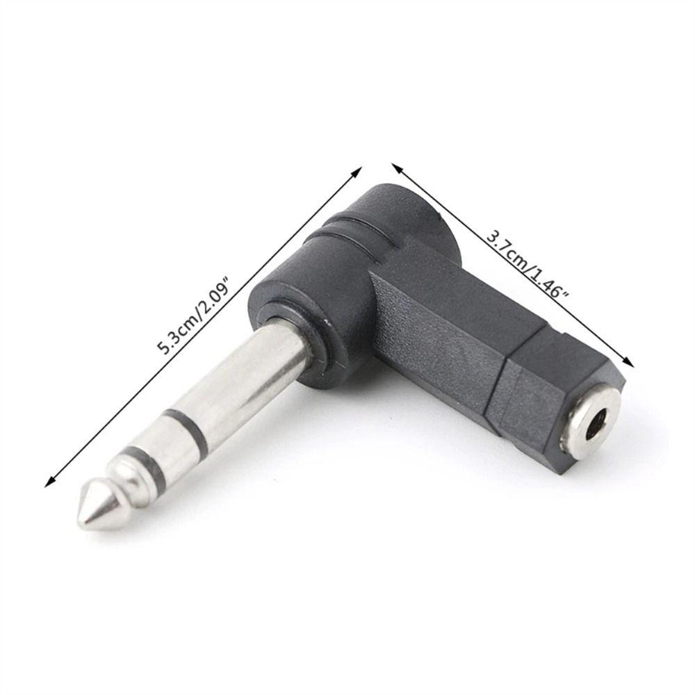 Jack Stereo Speaker 6.35mm to 3.5mm Adapter 3.5mm TRS Connector Male to Female Audio Adapter Plug