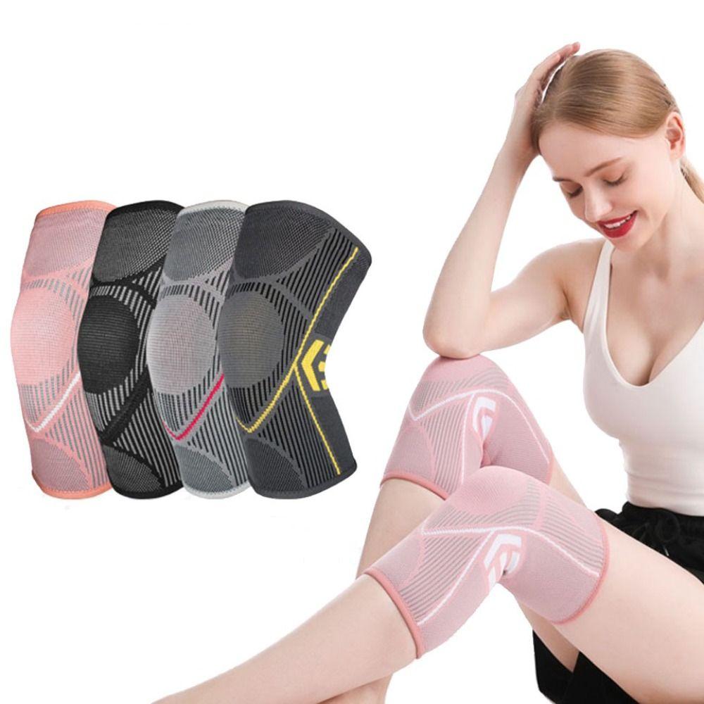 Черные Серые Розовые Наколенники Нейлон Полиэстер Защита Колен Новая Коленная Повязка