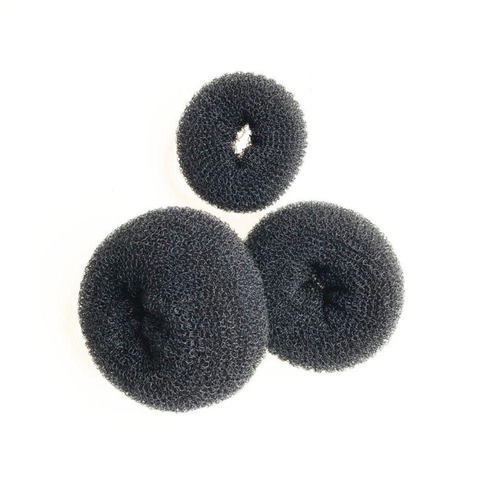 Заколка для волос, булочка для волос, 3 цвета, легкое большое кольцо, аксессуары для волос, булочка для волос, пончик для девочек и женщин