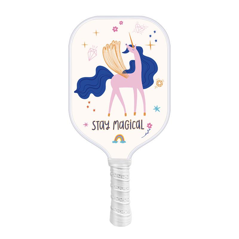 Children's Cartoon Fiberglass Pickleball Paddle Set