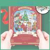 Building Christmas Block Blind Box Book Assembly Toy Puzzle Santa Xmas Gift
