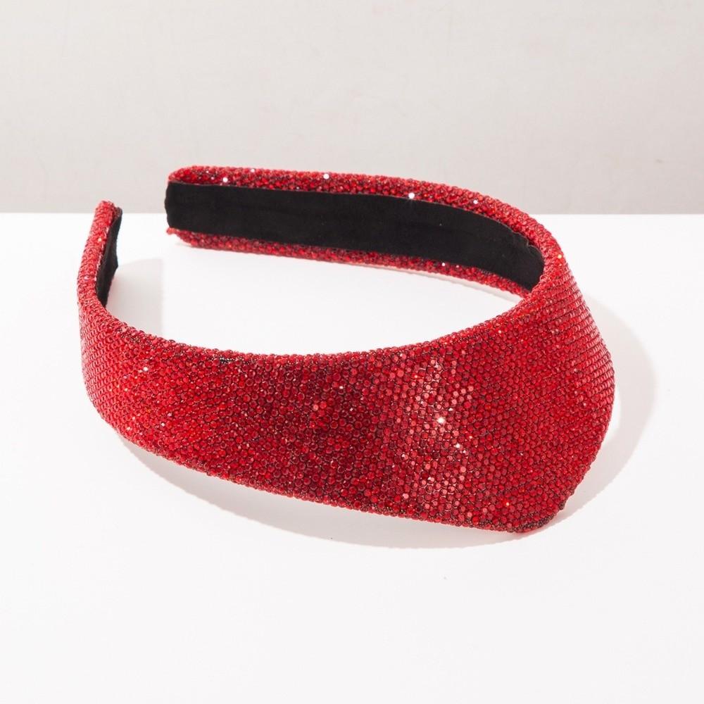 Ultra Sparkly Diamond Crown Headband Retro Baroque Sparkly Hair Hoop For Women