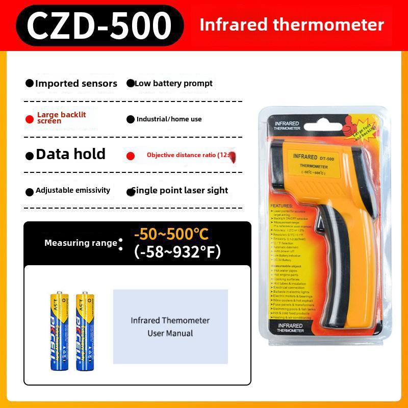 Инфракрасный термометр, цифровой термометр для приготовления пищи, выпечки в масле, высокоточный кухонный термометр, промышленный термометр