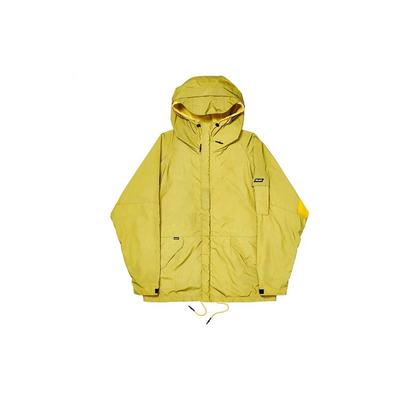 Palace FW19 Куртка-дефлектор с капюшоном и логотипом на спине, светоотражающая ткань, унисекс, куртка, желтый PAL-FW19-007