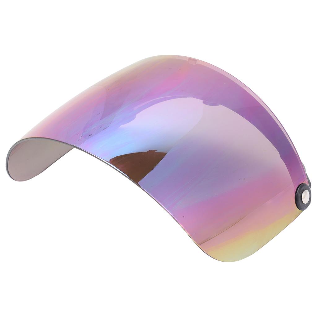 Motorcycle Helmet Lens Metal Button Removable UV Protection Adjustable Motorbike Helmet Visor Lens
