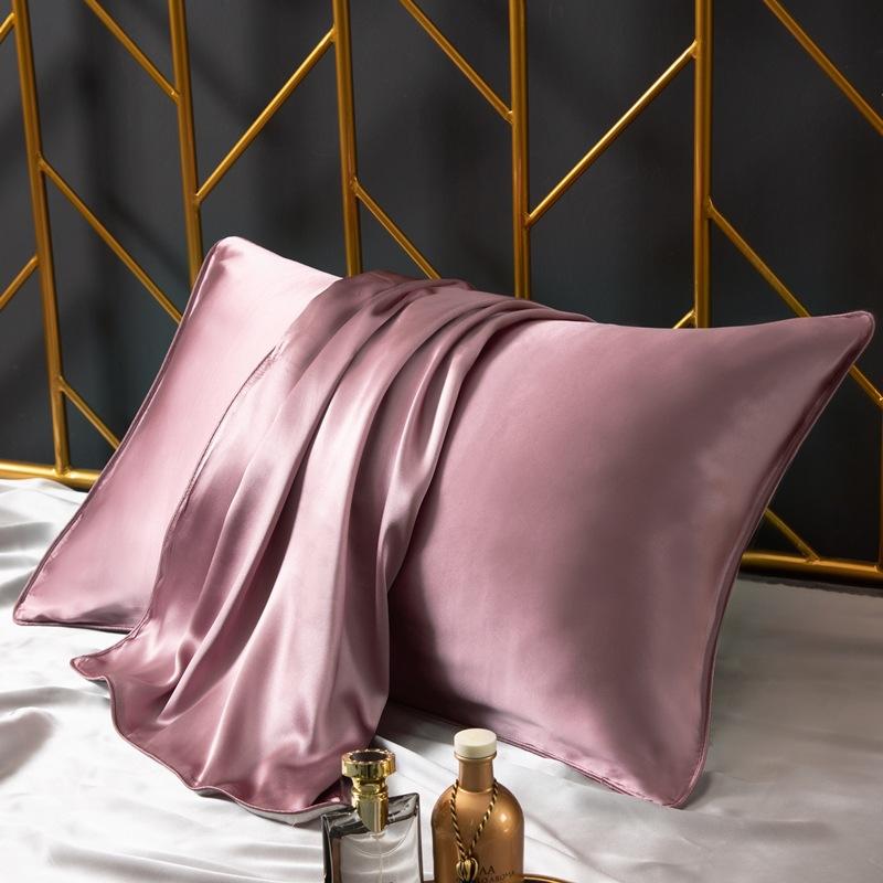 Наволочка из 100% чистого шелка тутового шелкопряда, стильные шелковые наволочки для волос, здоровая кожа для женщин и мужчин, роскошная наволочка 48x74 см