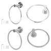 Stainless Steel Towel Ring Wall Mounted Towel Rack Hand Towel Ring  Bathroom Kitchen Washroom