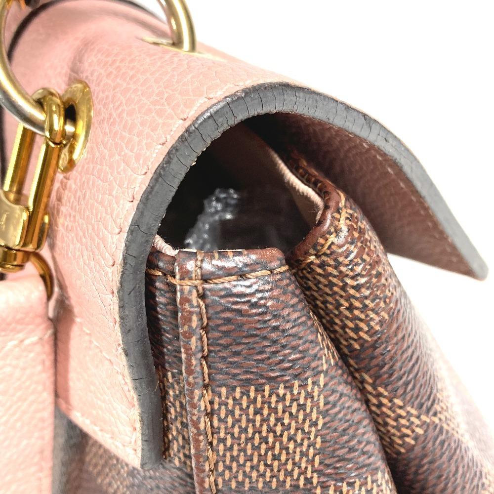 Louis Vuitton N42262  Damier Crampton Bag Hand Bag Backpack Canvas pink/Brown