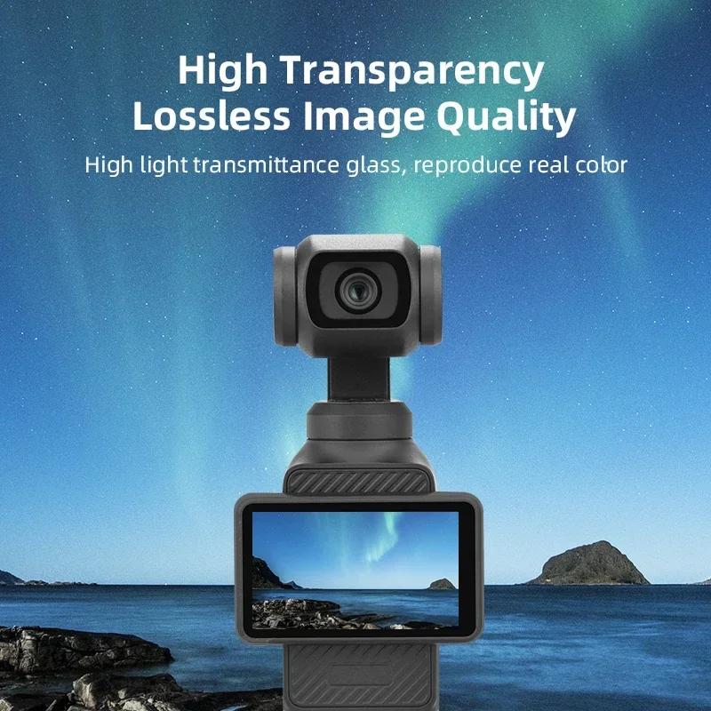 Screen Protector Tempered Glass for Osmo Pocket 3 Lens Protective Film Gimbal Cover for DJI Pocket 3 Accessories