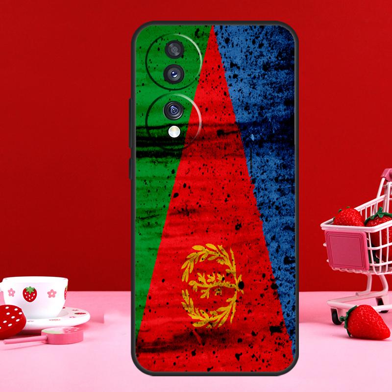 Чехол с флагом Эритреи для Honor Magic 6 5 Pro 50 70 90 Lite X6 X7 X8 X9 X6a X7a X8a X9a X8b X9b Задняя крышка
