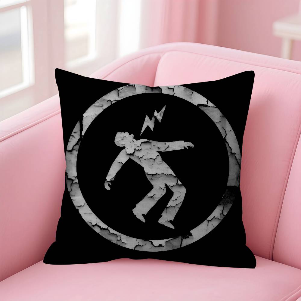 ROCK Green Day logo Pillowcases Home Bedding Decorative Pillow Cover Wedding Super Soft Pillow Case