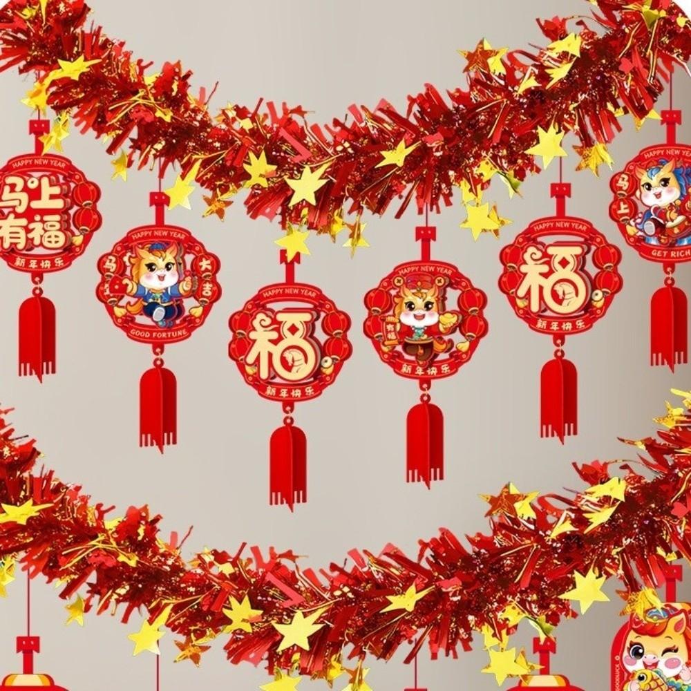 Chinese Style Horse Year Hanging Decorations Spring Festival Decoration  Garden Ceremonies