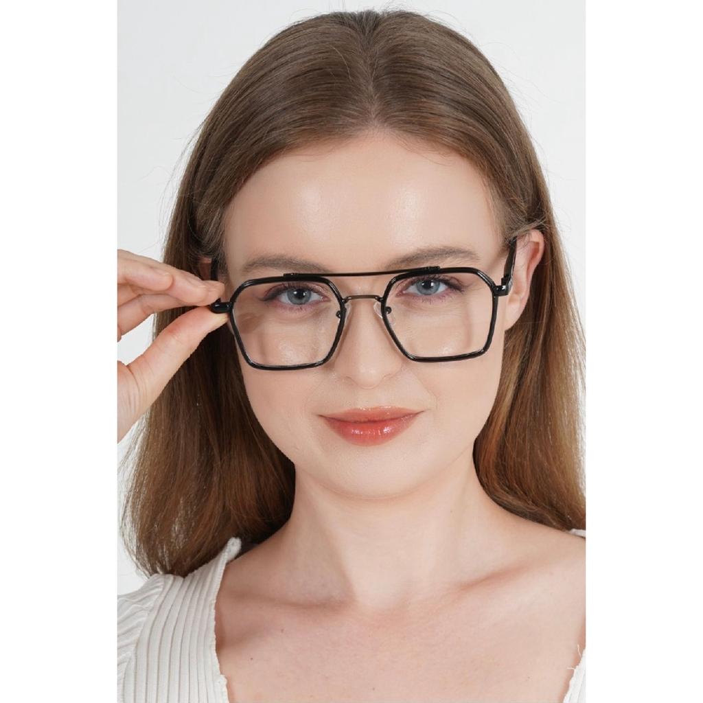 Henry Unisex Blue Light Protection Blue Block Square Rectangular New Season Transparent Glasses