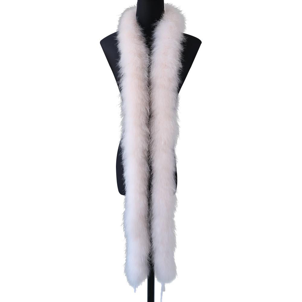 50 грамм Мягкое Белое Марабу Перо Боа 2 метра Натуральный Плюмаж Индейки Шарф Для Вечеринки Костюма Одежды Украшение Боа Отделка
