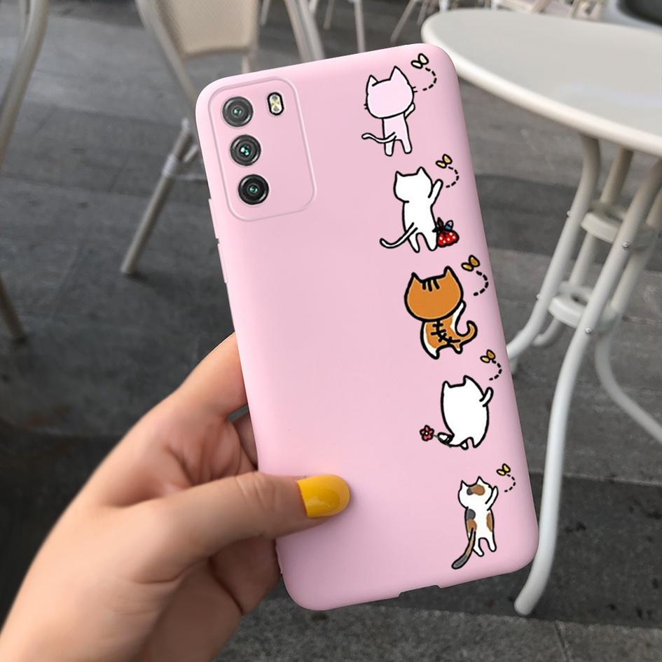 For Xiaomi Poco M3 Case Cover Poco M3 Pro 5G 2021 Silicone TPU Phone Case For Xiaomi Poco M3 Pro Soft Funda on PocoM3 Pro Bumper